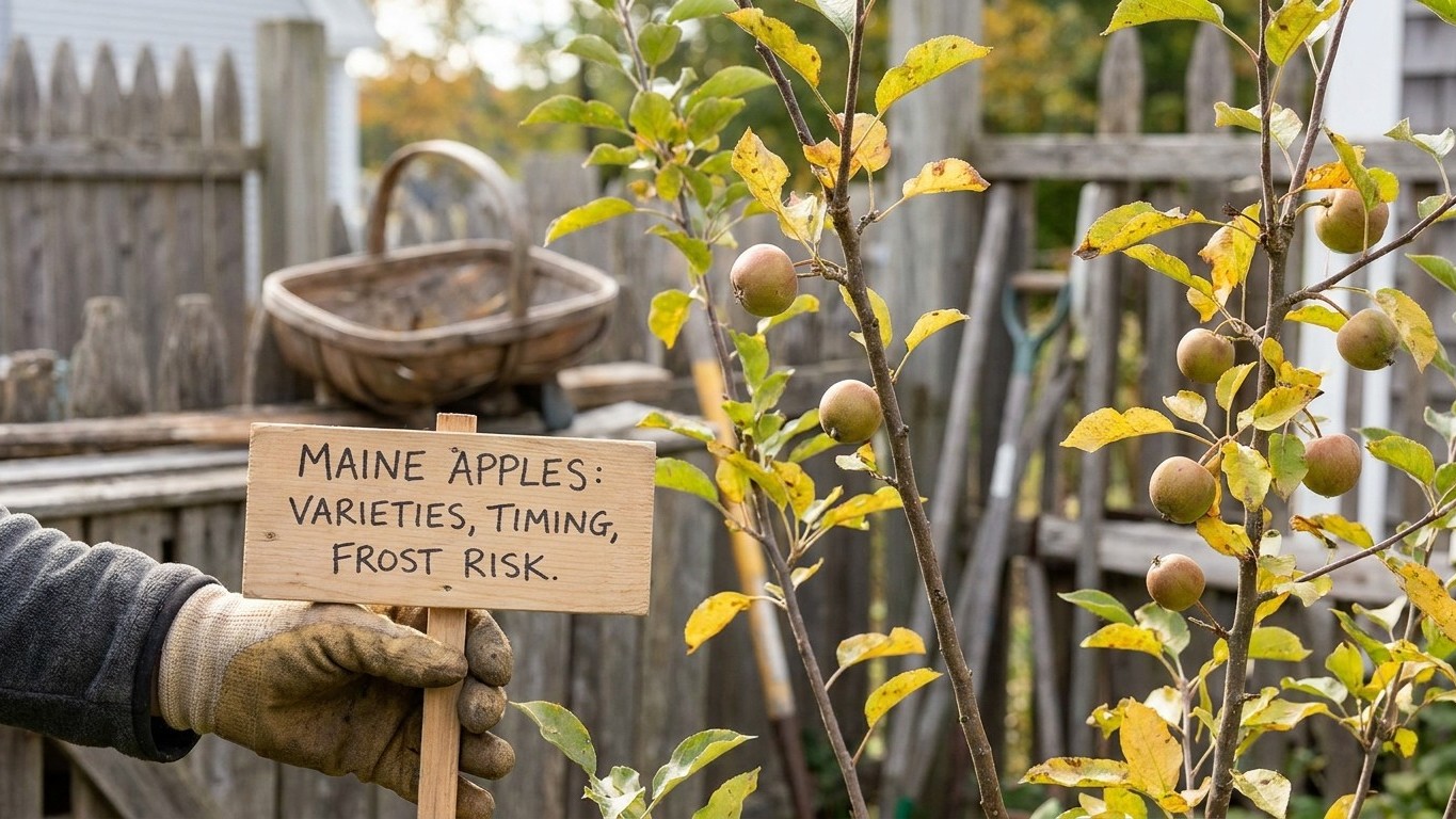 Growing Apples in Maine: Varieties, Timing and Frost Risk