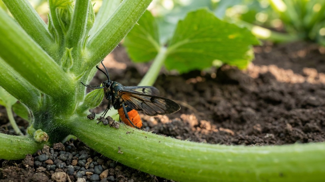Squash vine borer in Manitoba: When It Shows Up and What Stops It