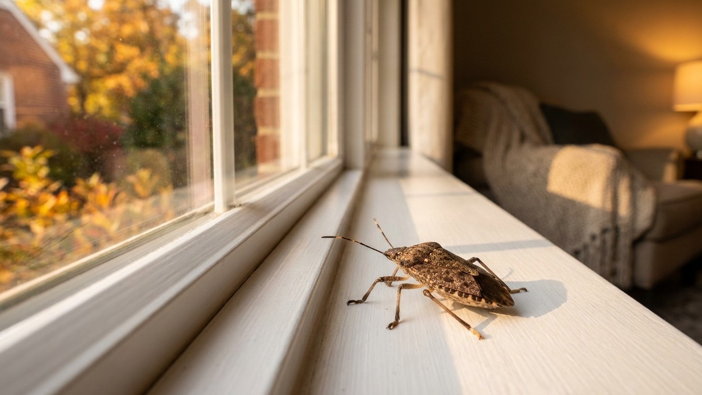 Brown marmorated stink bug in Maryland: When It Shows Up and What Stops It