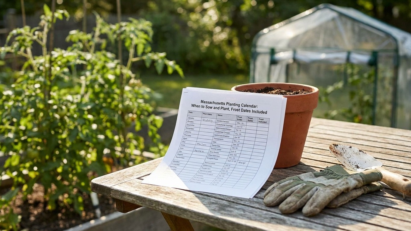 Massachusetts Planting Calendar: When to Sow and Plant, Frost Dates Included