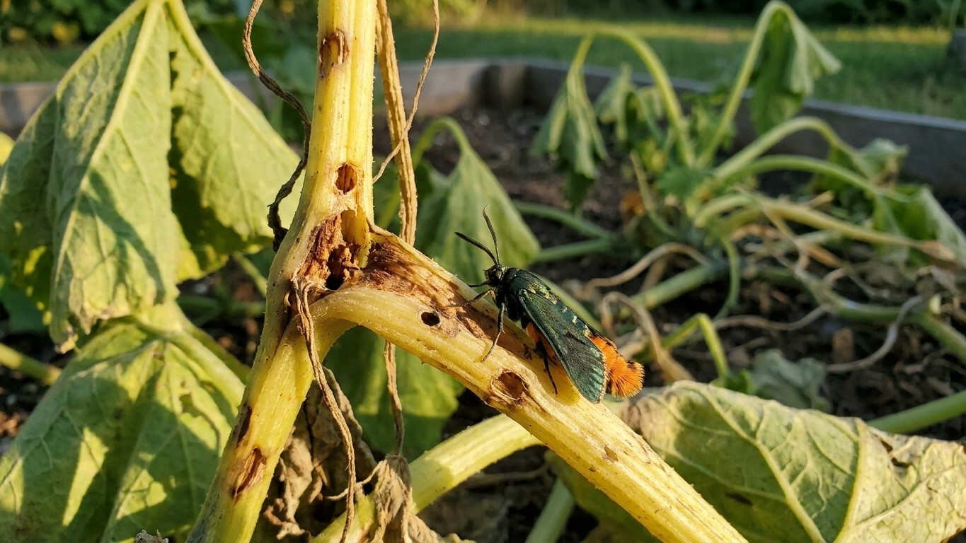 Squash vine borer in Michigan: When It Shows Up and What Stops It