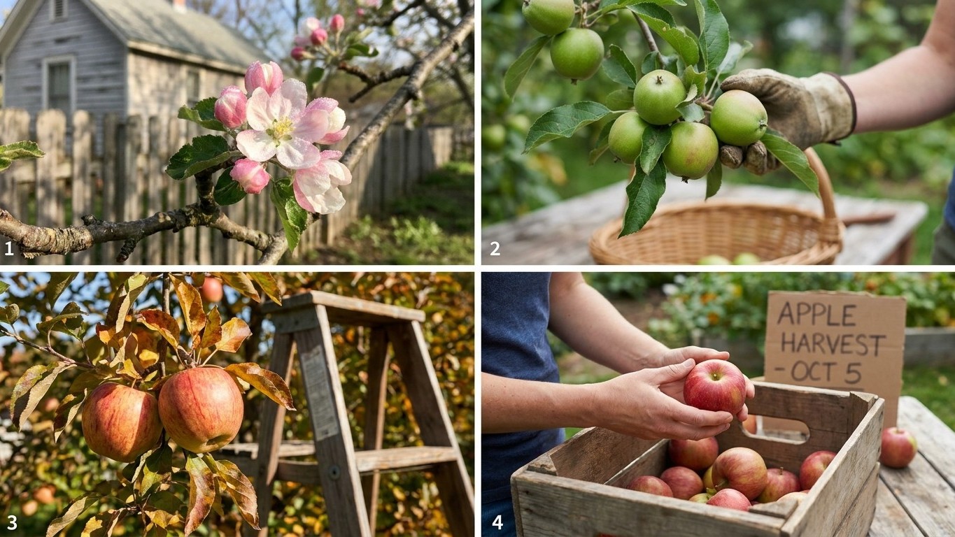 The Minnesota Apple Calendar, Stage by Stage