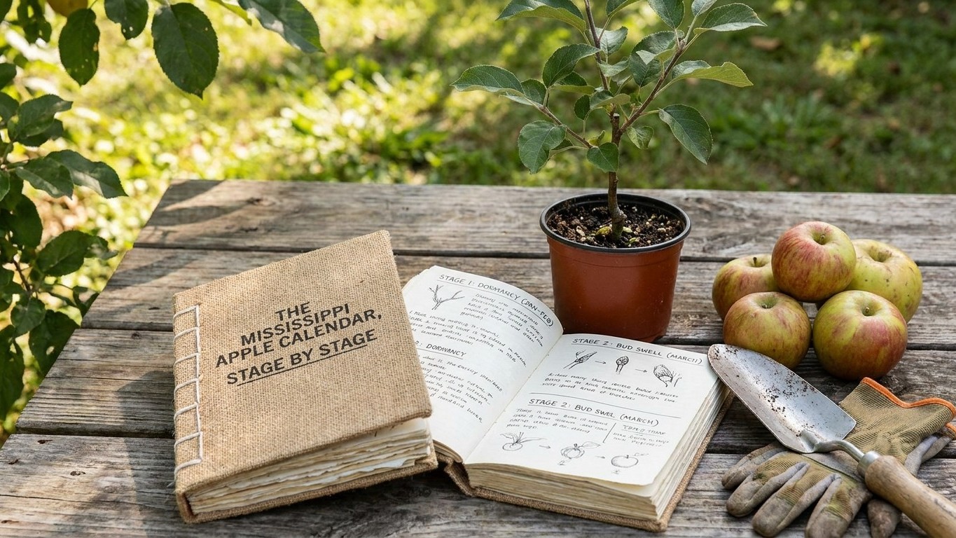 The Mississippi Apple Calendar, Stage by Stage