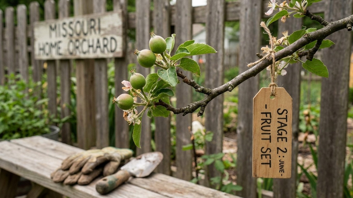 The Missouri Apple Calendar, Stage by Stage
