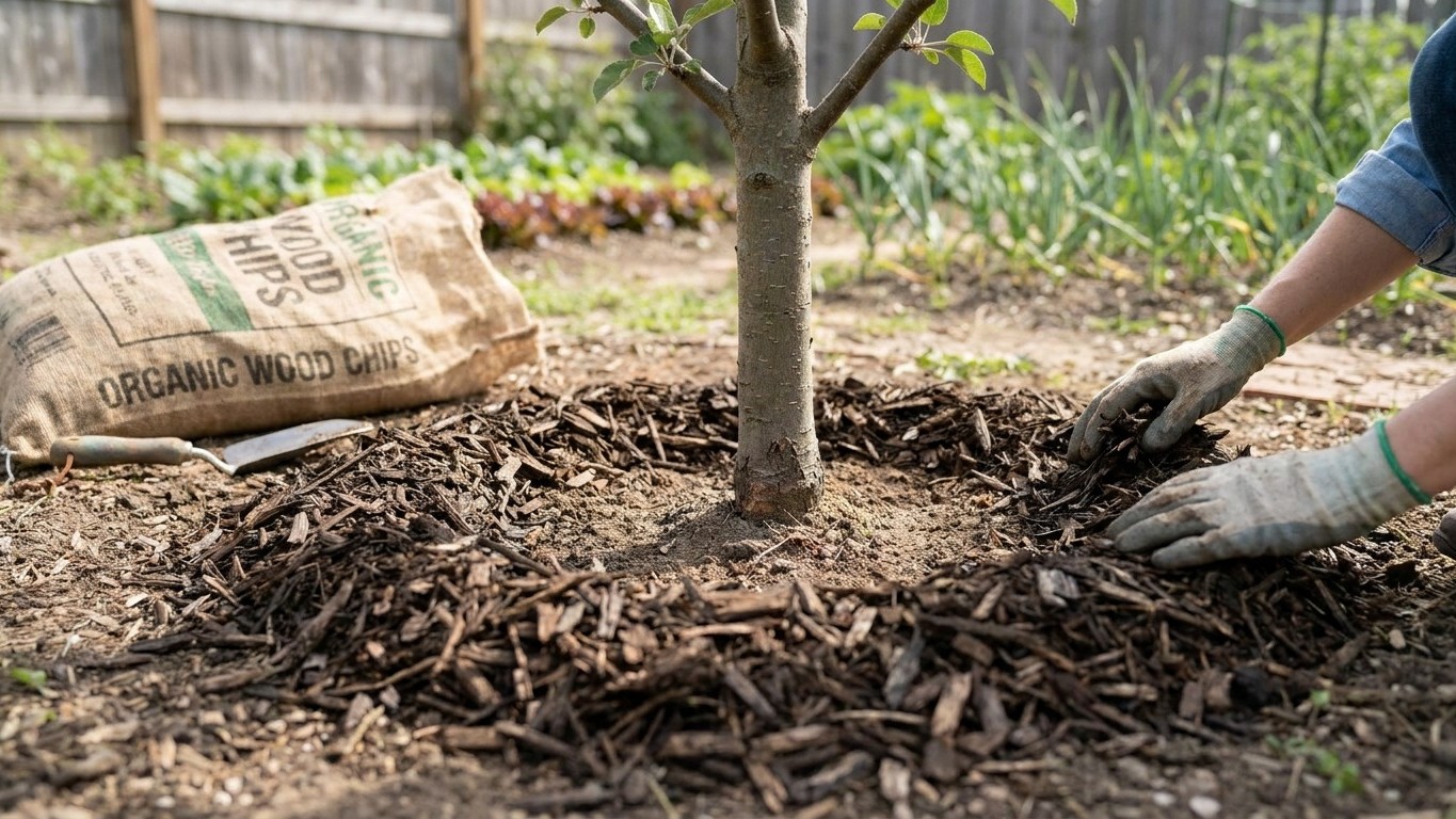 Mulching an Apple Tree Without Killing It