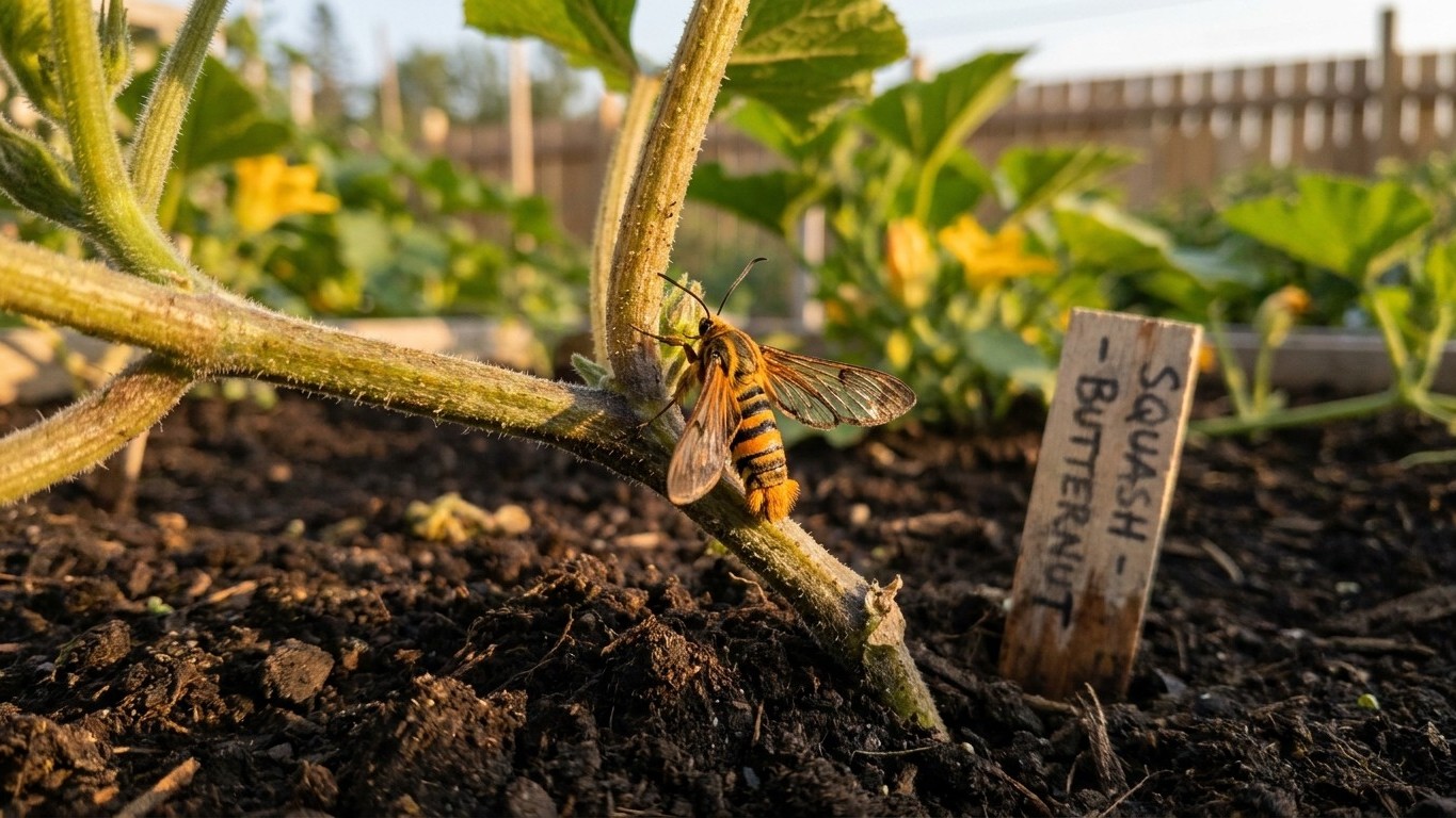 Squash vine borer in New Brunswick: When It Shows Up and What Stops It