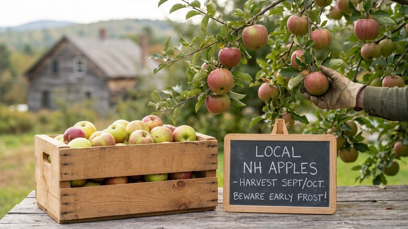 Growing Apples in New Hampshire: Varieties, Timing and Frost Risk