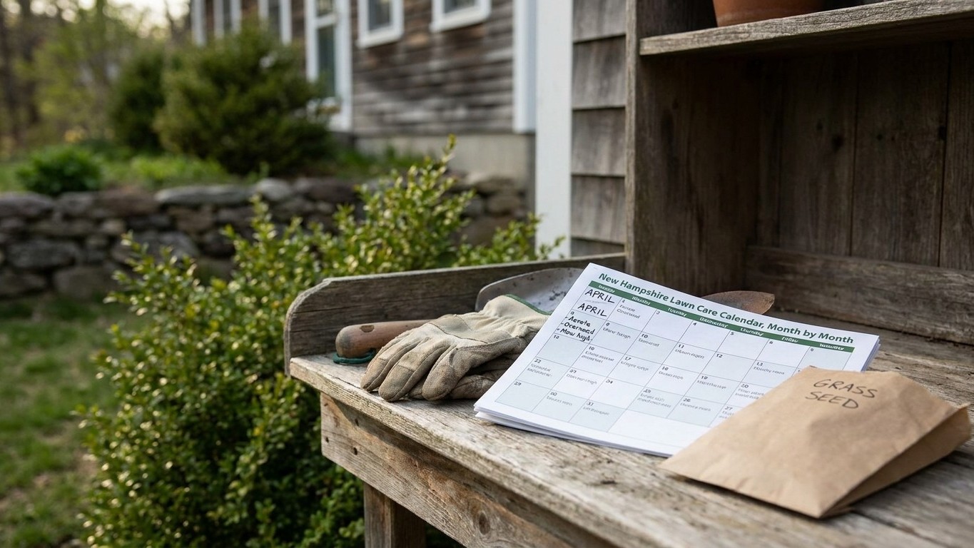 The New Hampshire Lawn Care Calendar, Month by Month