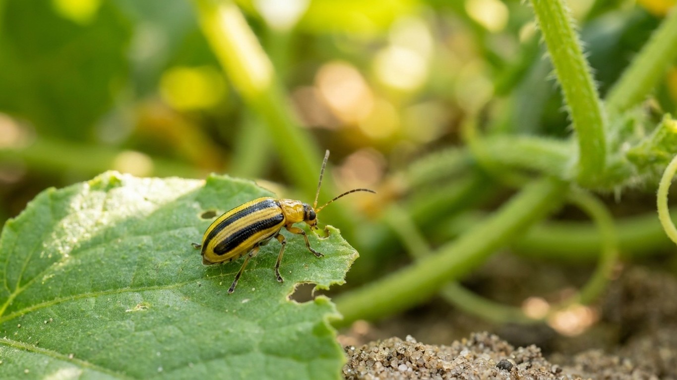 Striped cucumber beetle in New Jersey: When It Shows Up and What Stops It