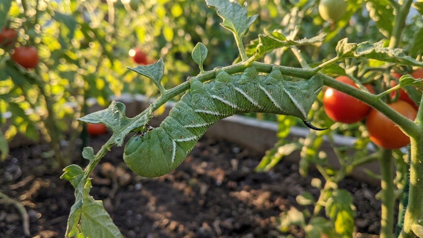 Tomato hornworm in New Jersey: When It Shows Up and What Stops It