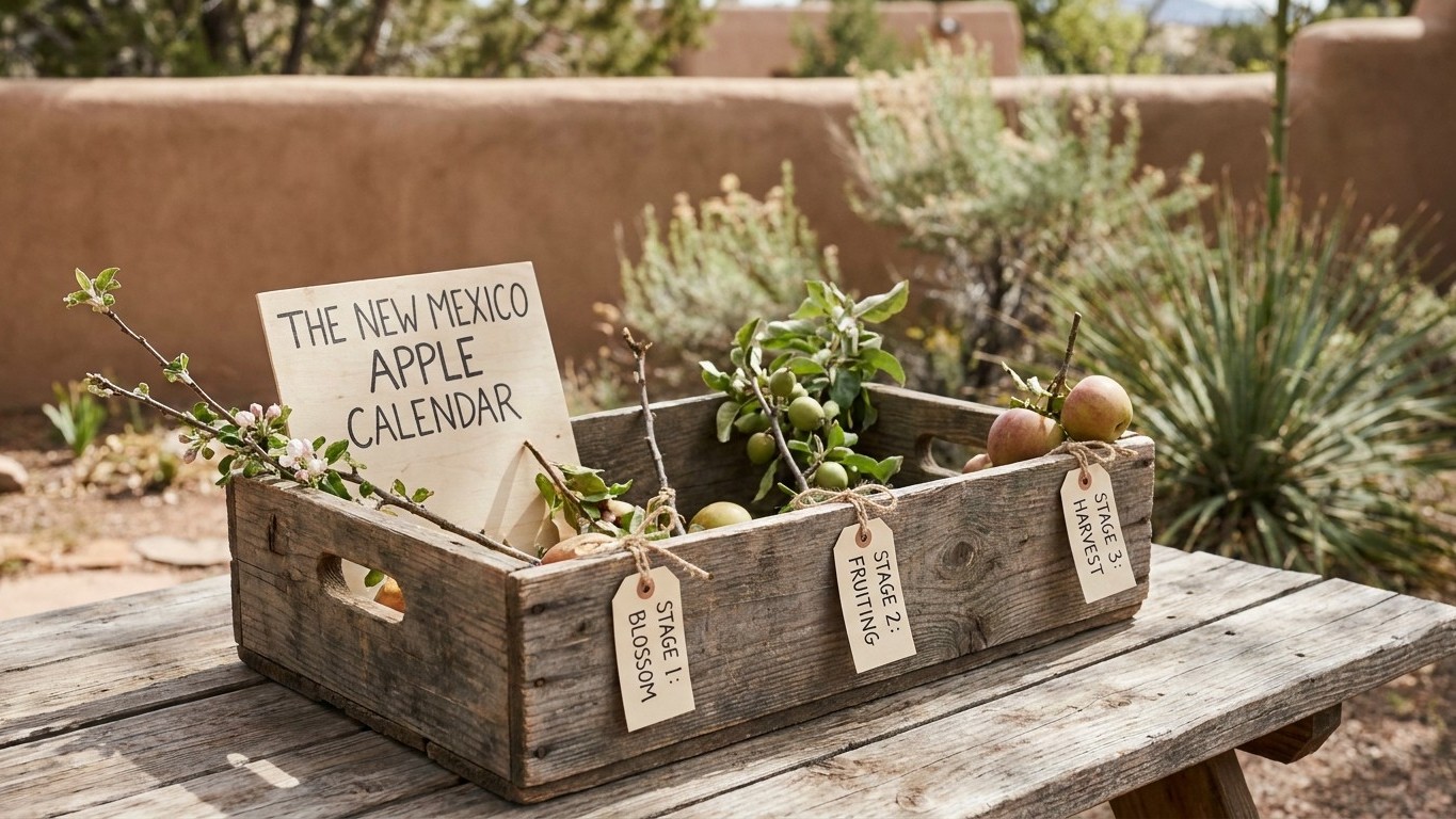 The New Mexico Apple Calendar, Stage by Stage