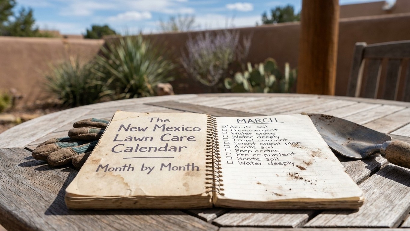 The New Mexico Lawn Care Calendar, Month by Month