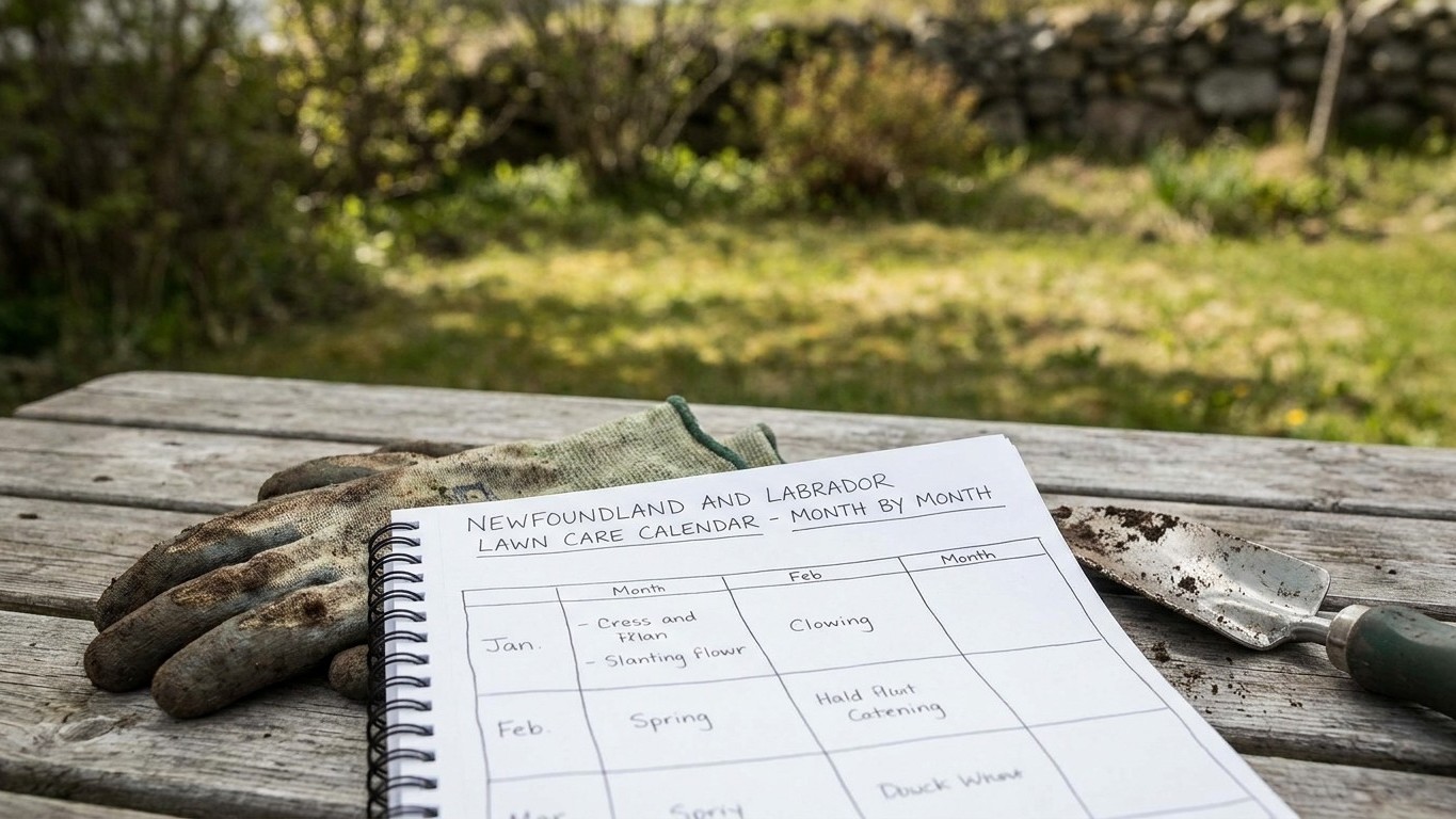 The Newfoundland and Labrador Lawn Care Calendar, Month by Month