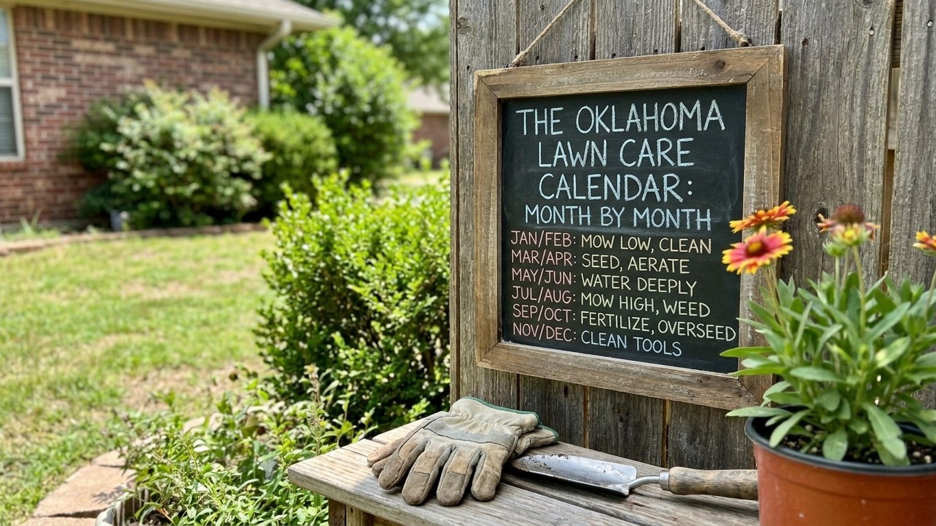 The Oklahoma Lawn Care Calendar, Month by Month
