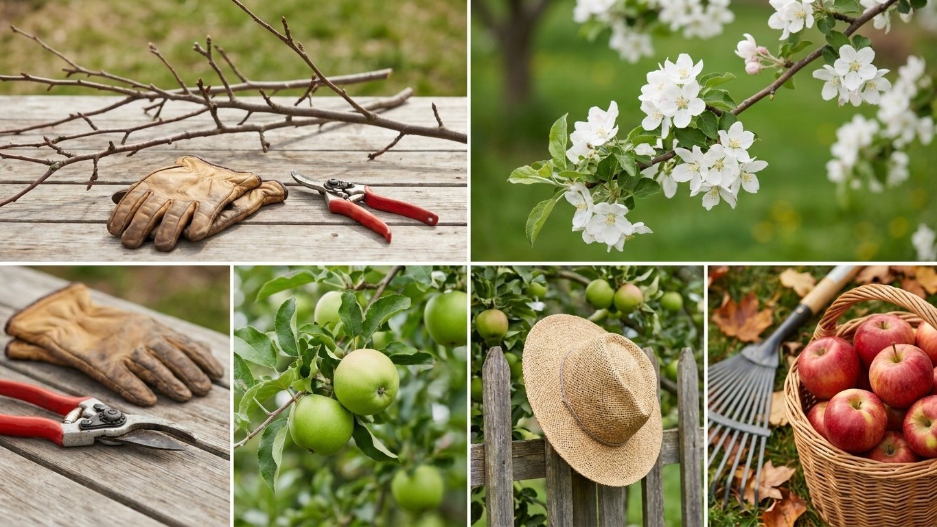 The Ontario Apple Calendar, Stage by Stage