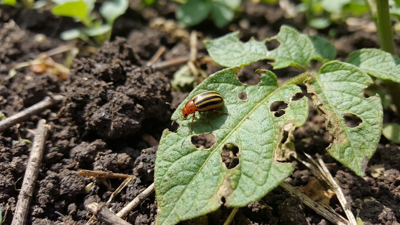 Three-lined potato beetle in Ontario: When It Shows Up and What Stops It