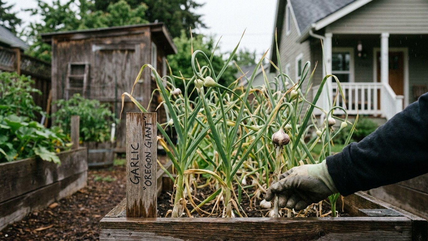 Garlic Varieties That Suit Oregon Winters