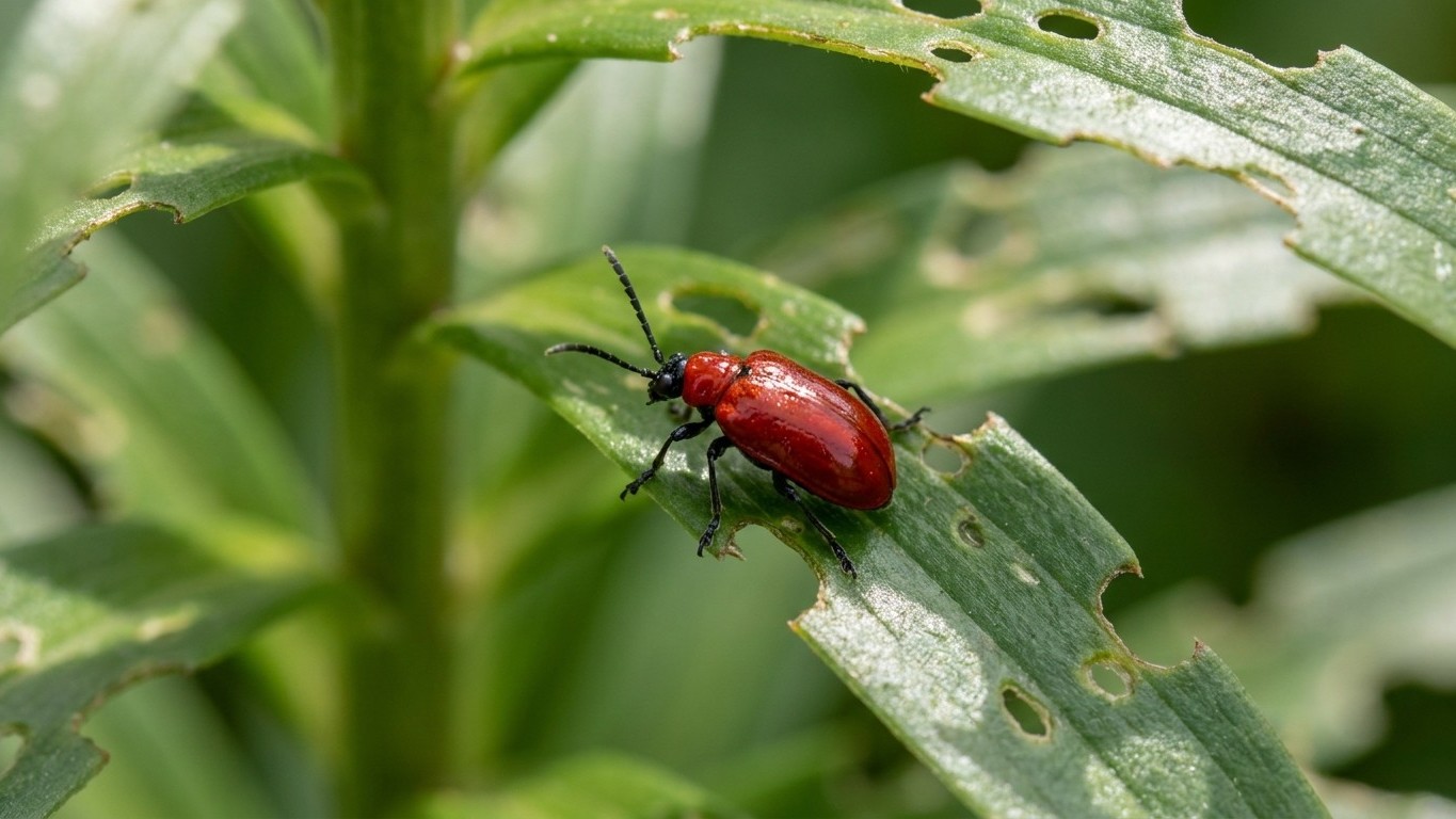Lily leaf beetle in Prince Edward Island: When It Shows Up and What Stops It