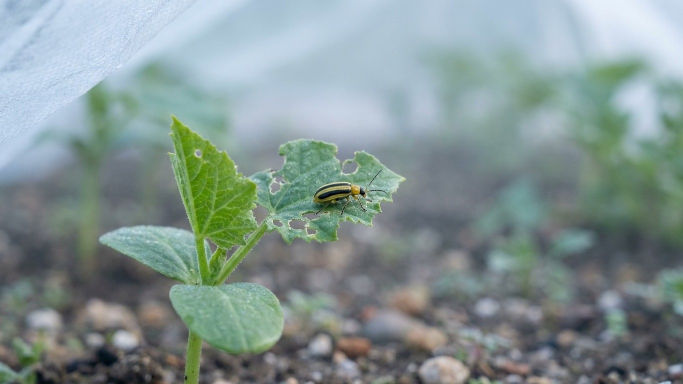 Striped cucumber beetle in Prince Edward Island: When It Shows Up and What Stops It