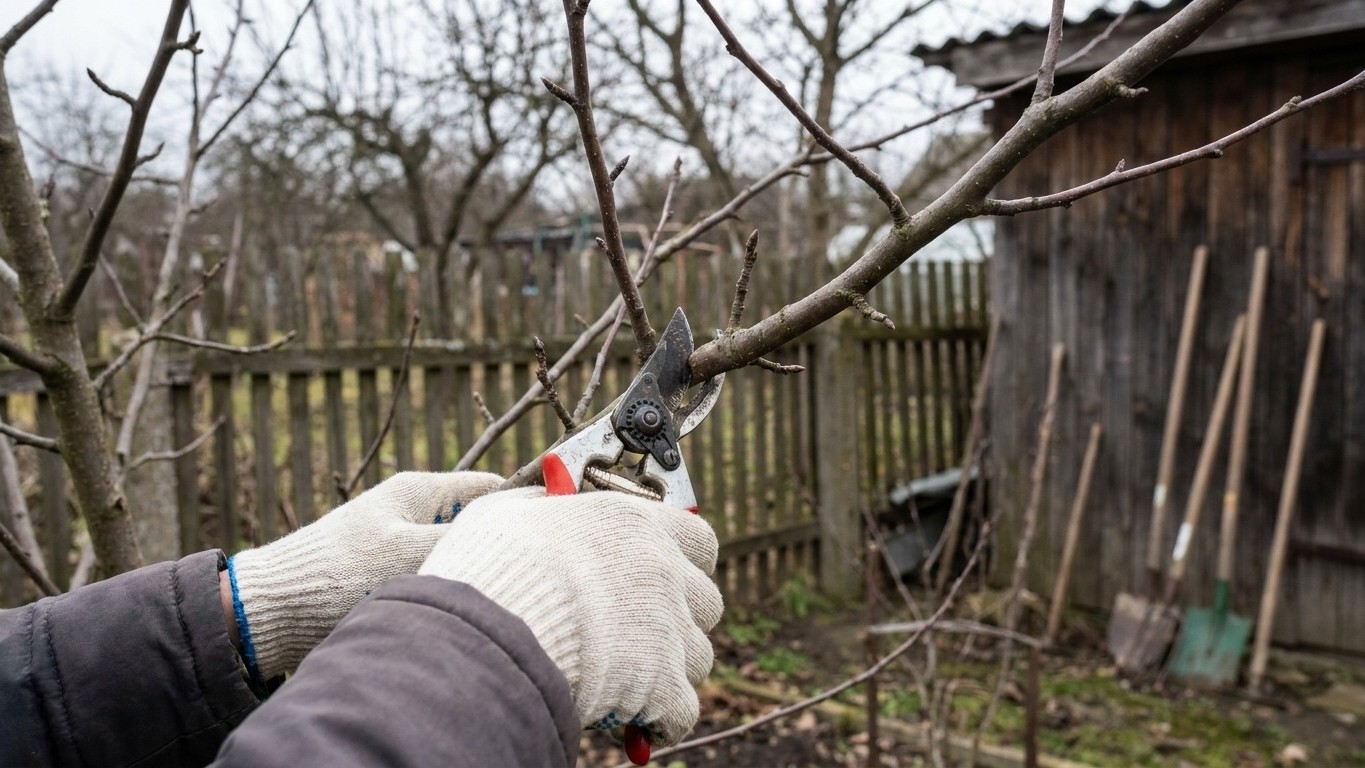 Pruning an Apple Tree in Winter: Where to Cut