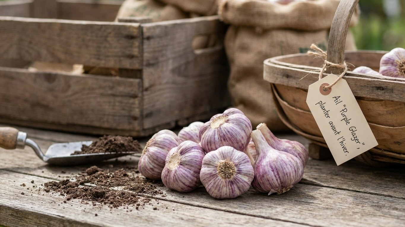 Purple Glazer Garlic: When to Plant the Garlic Bulbs That Need a Real Winter