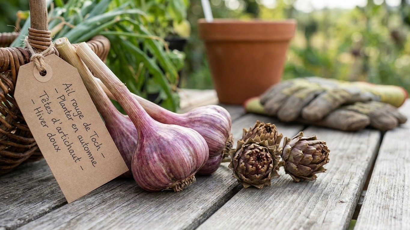 Red Toch Garlic: When to Plant the Artichoke Heads That Suit a Mild Winter