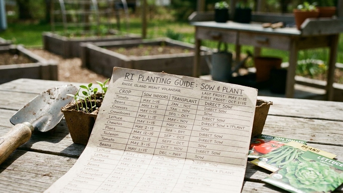 Rhode Island Planting Calendar: When to Sow and Plant, Frost Dates Included