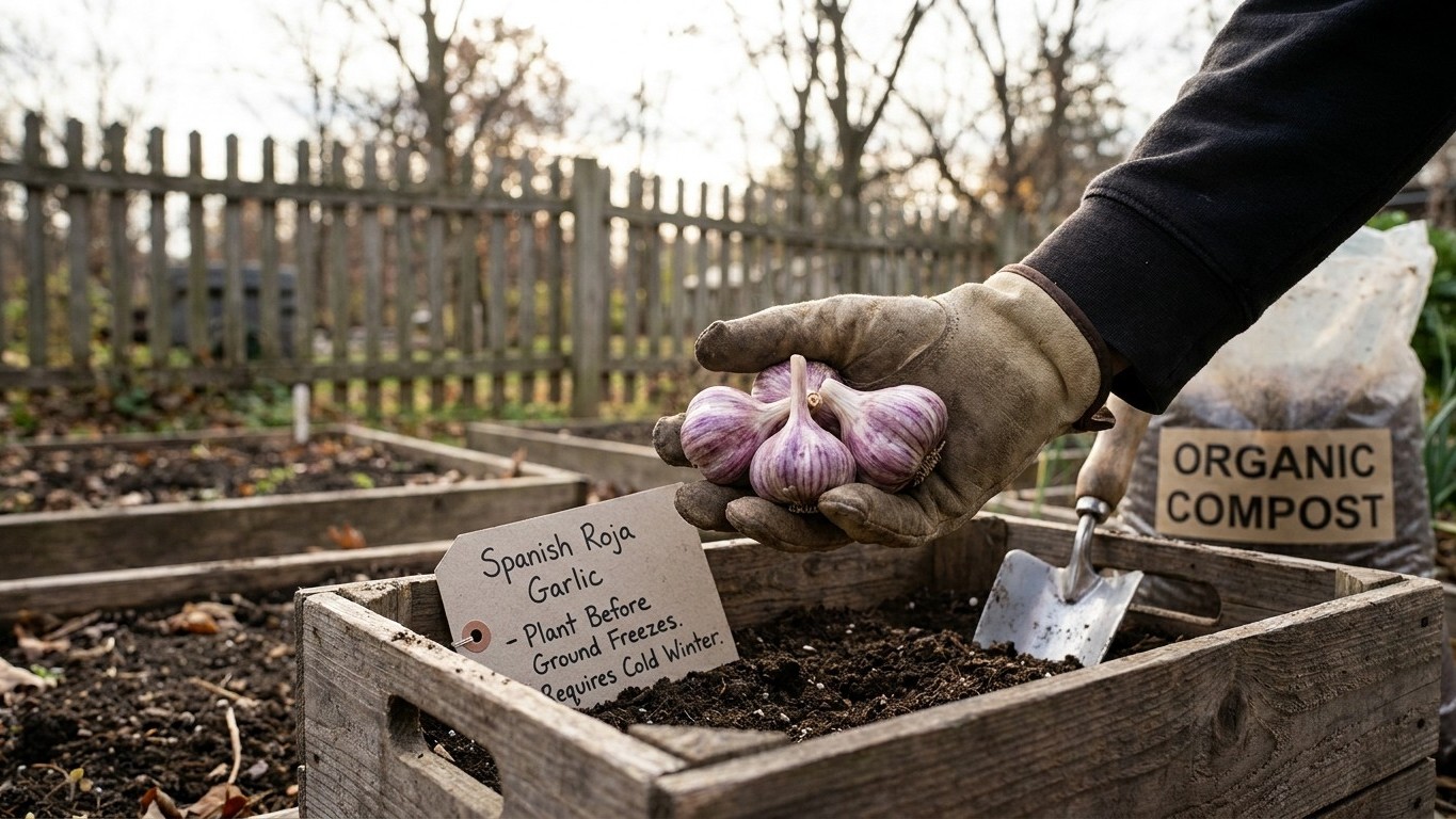 Spanish Roja Garlic: When to Plant the Rocambole Heads That Need a Real Winter