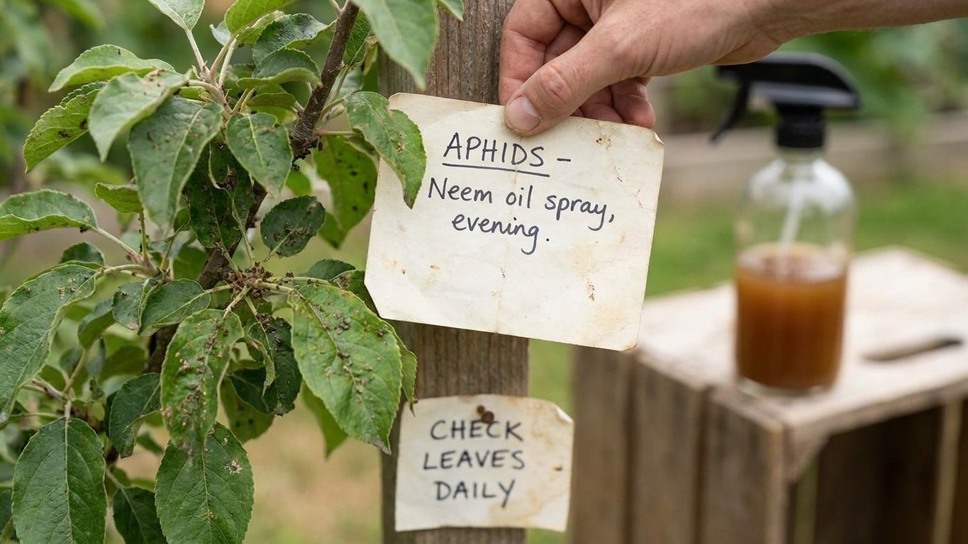 The Spray Schedule Read Off the Tree, Not the Calendar