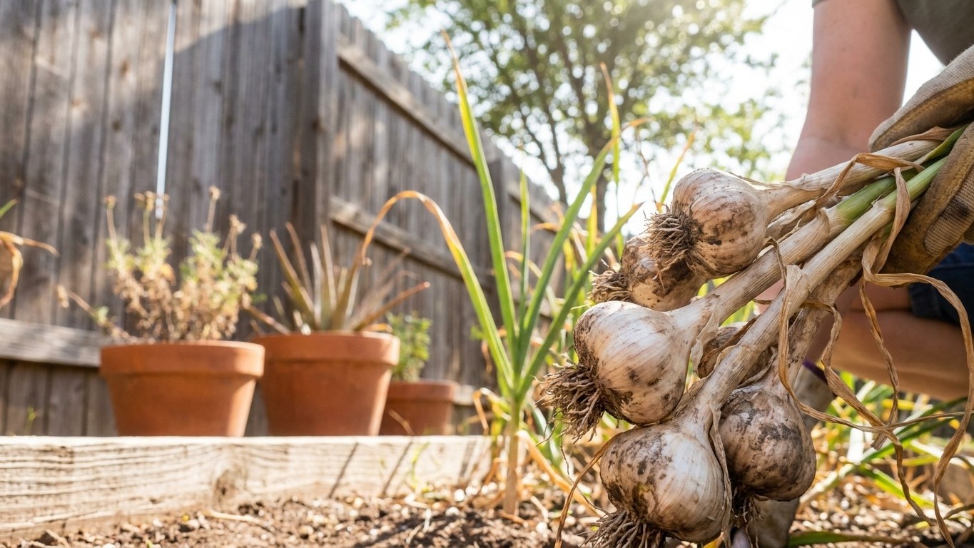 Garlic Varieties That Suit Texas Winters