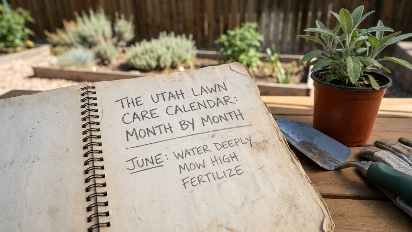 The Utah Lawn Care Calendar, Month by Month