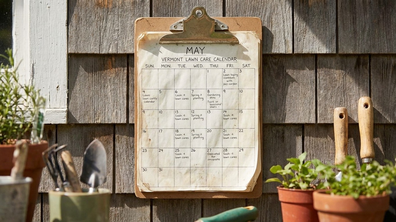 The Vermont Lawn Care Calendar, Month by Month