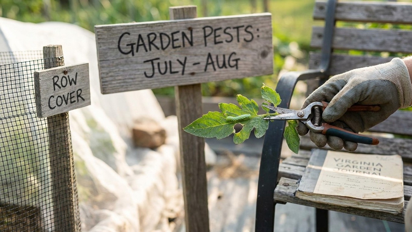 Garden Pests in Virginia: What Shows Up, When, and How to Stop It