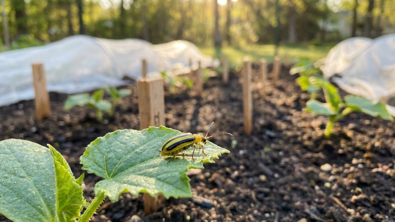 Cucumber beetles in Virginia: When It Shows Up and What Stops It