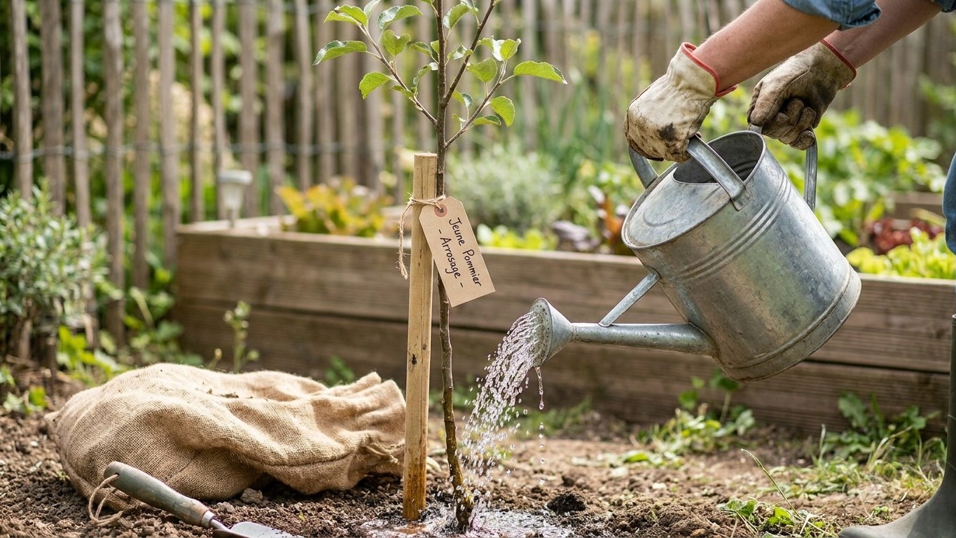 Watering a Young Apple Tree: How Much and How Often