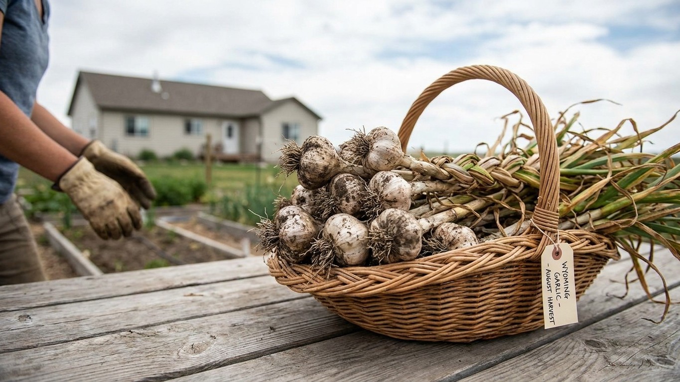 When to Plant Garlic in Wyoming: Counting Back From the First Frost