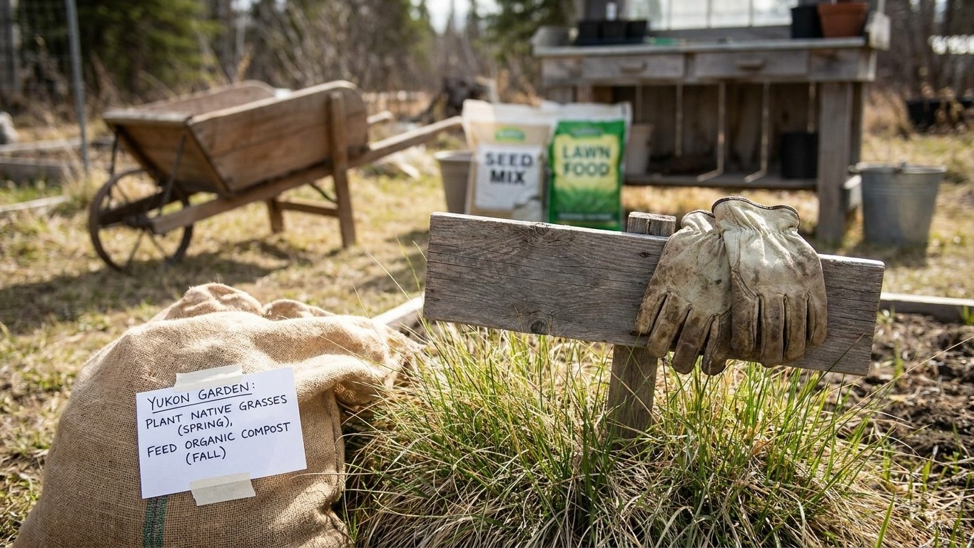 Yukon Lawn Care: What to Plant and When to Feed It