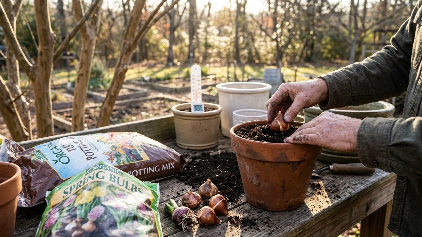 Growing Spring Bulbs in Containers in Alabama