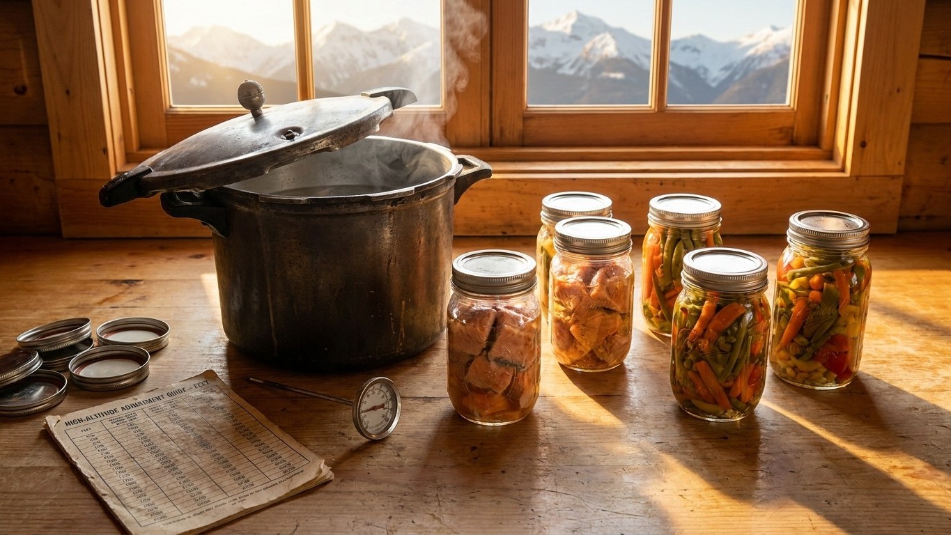 Canning at Altitude in Alaska: What Your Elevation Changes