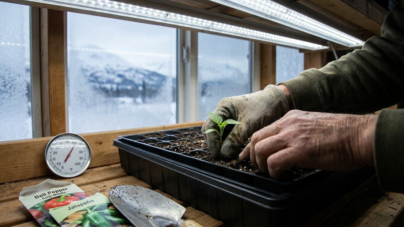 When to Start Pepper Seed in Alaska