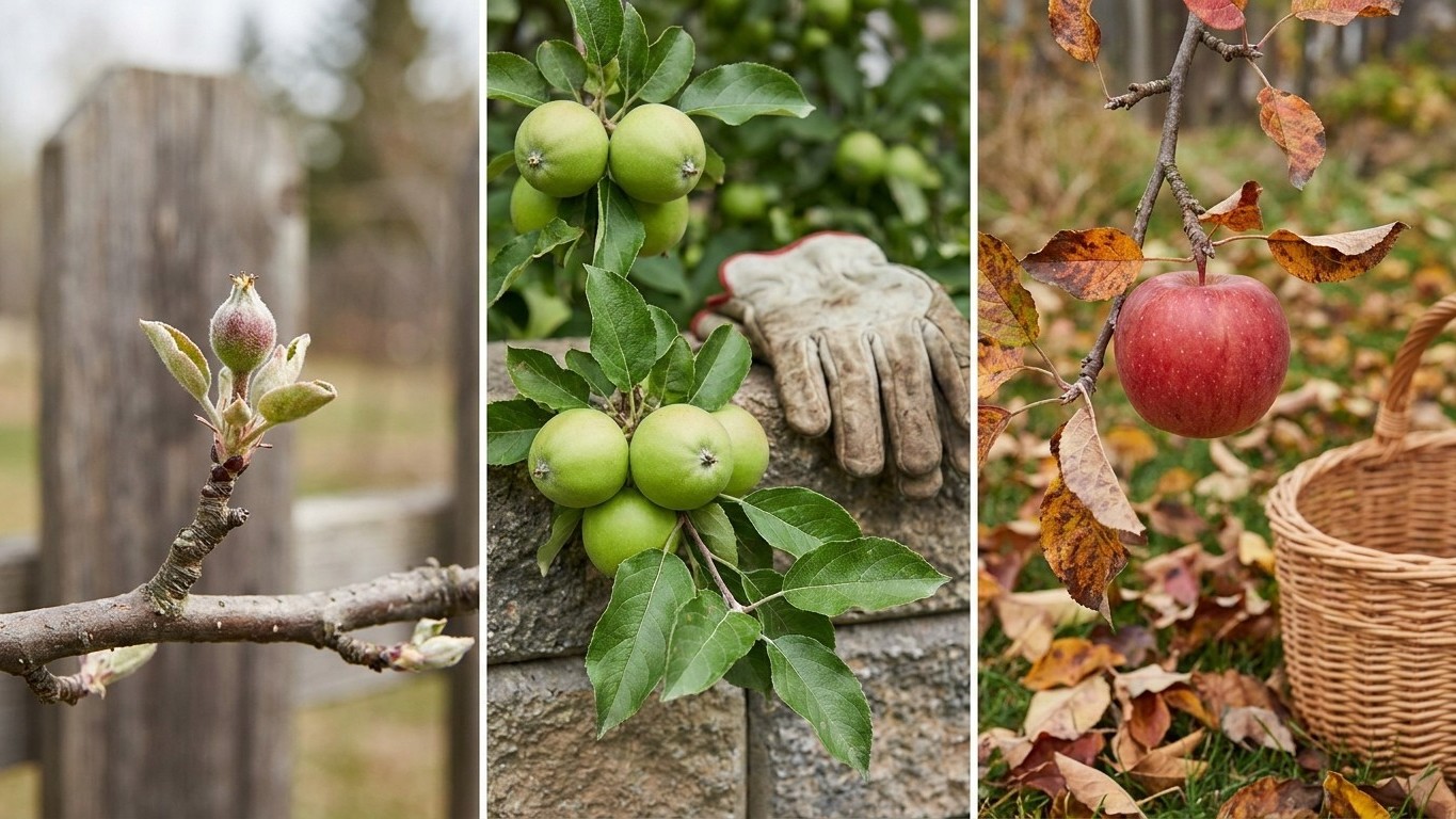 The Alberta Apple Calendar, Stage by Stage