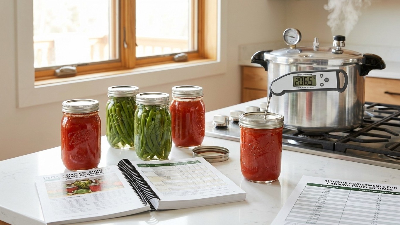 Canning at Altitude in Alberta: What Your Elevation Changes