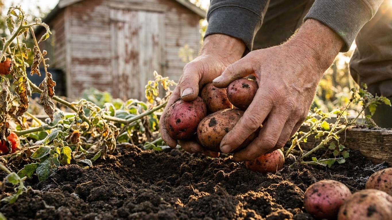 Harvesting and Storing Potatoes in Alberta