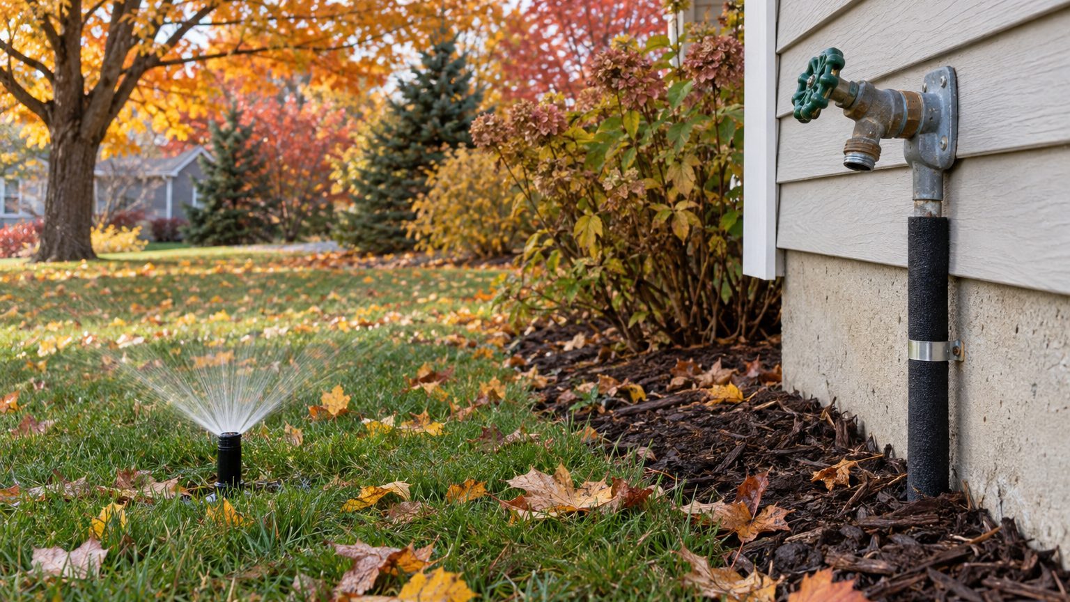 When to Winterize Sprinklers and Outdoor Faucets in Alberta