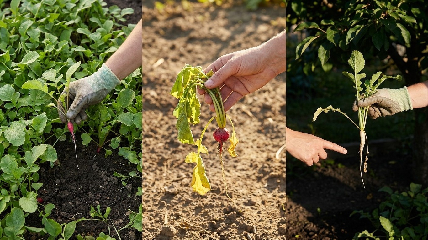 All Leaves, No Radish: Three Causes With Three Different Fixes