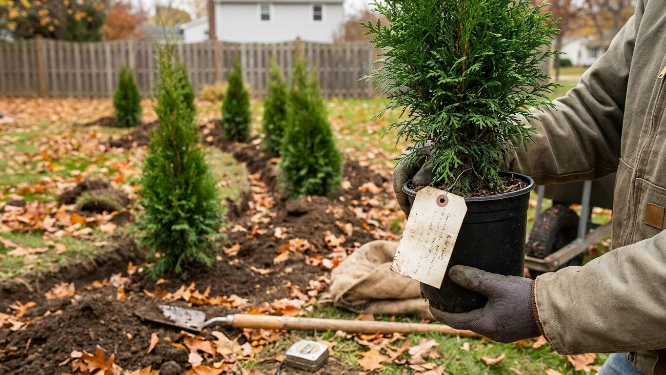 How Far Apart to Plant Arborvitae for a Hedge