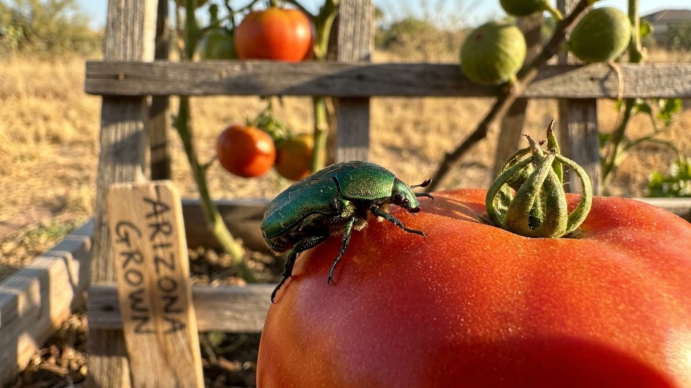 Green fruit beetle in Arizona: When It Shows Up and What Stops It