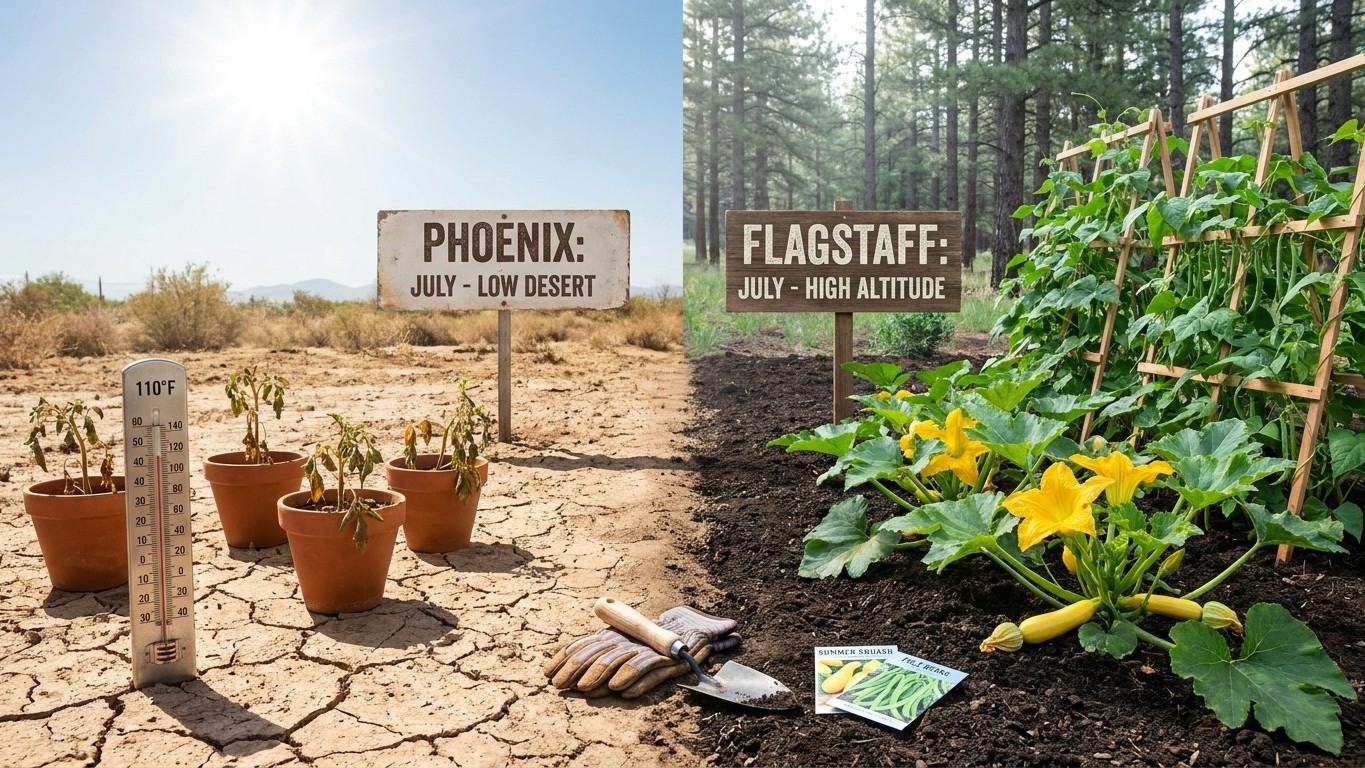 What to Plant in Arizona in July