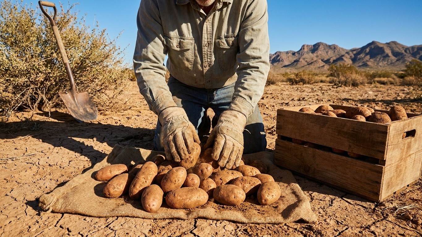 Harvesting and Storing Potatoes in Arizona