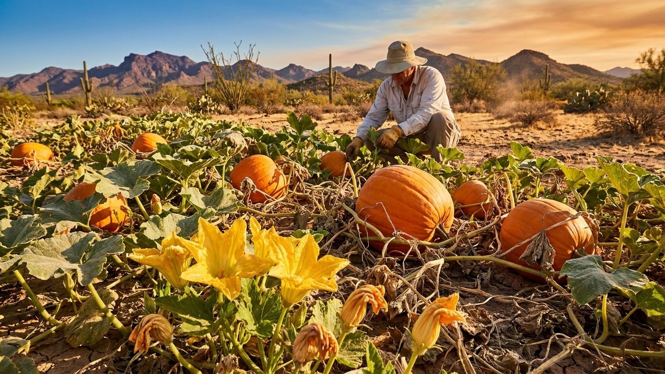 Growing Pumpkins in Arizona: Will They Ripen in Time?